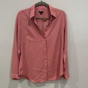 Ann Taylor Rose Button-Down Shirt